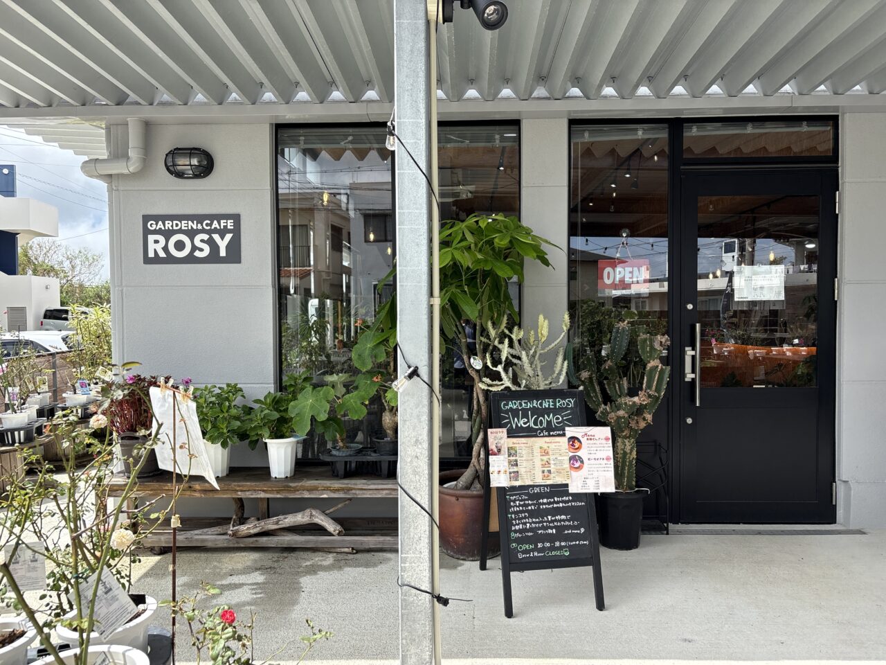 糸満市『GARDEN&CAFE ROSY』観葉植物カフェで台湾飯！ちまき＆小籠包ランチ！